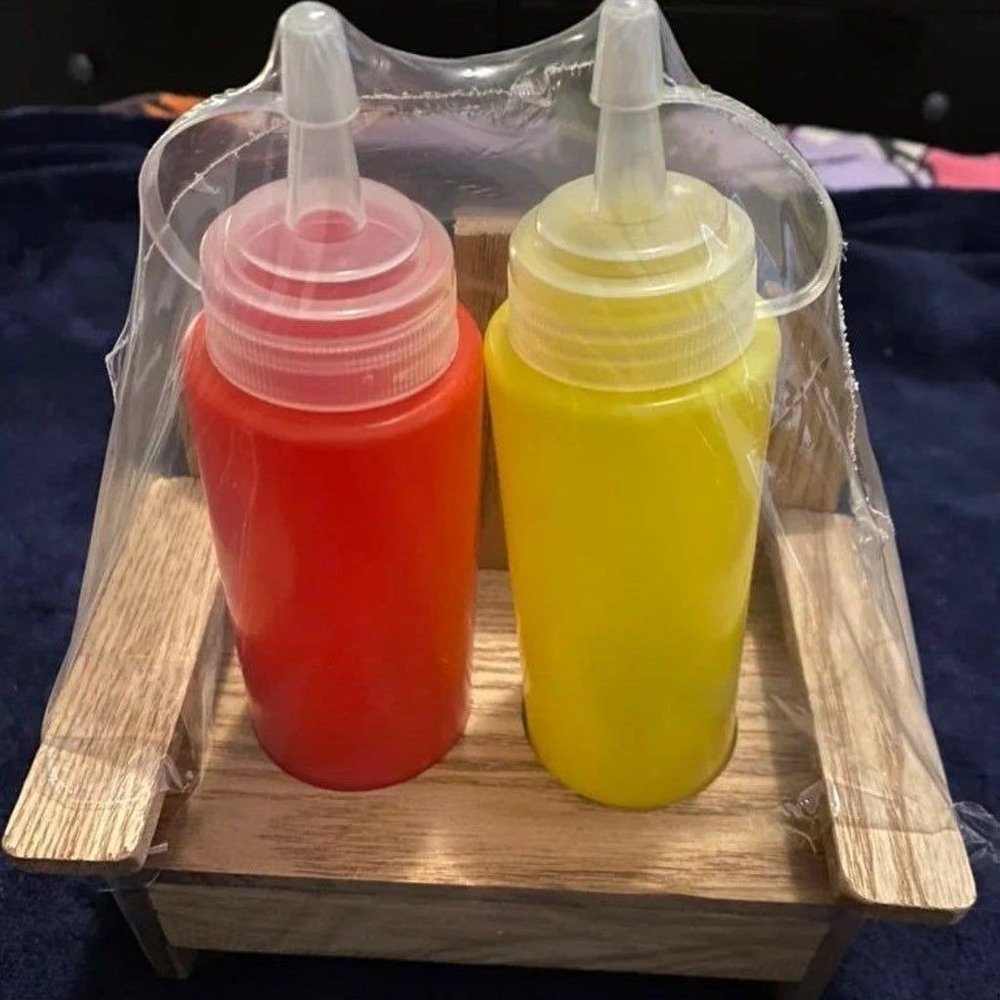 Target Ketchup & Mustard Bottles with Holder